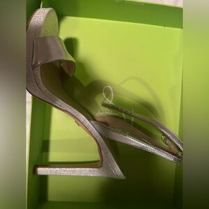 Sam Edelman Metallic Silver Heels